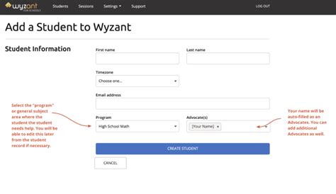 wyzant account.